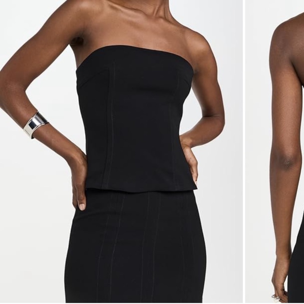 La Ligne Strapless Corset Top